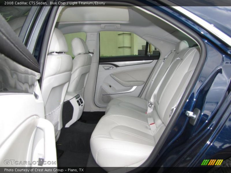 Blue Chip / Light Titanium/Ebony 2008 Cadillac CTS Sedan