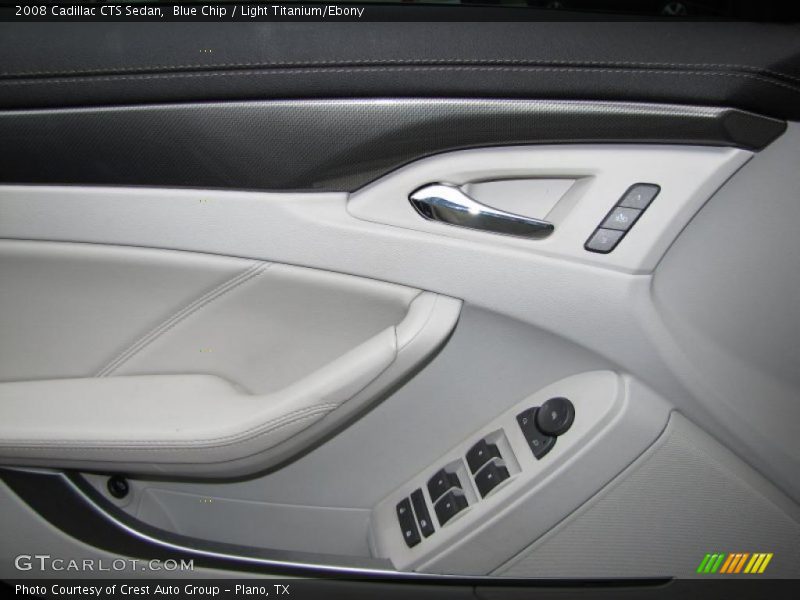 Blue Chip / Light Titanium/Ebony 2008 Cadillac CTS Sedan