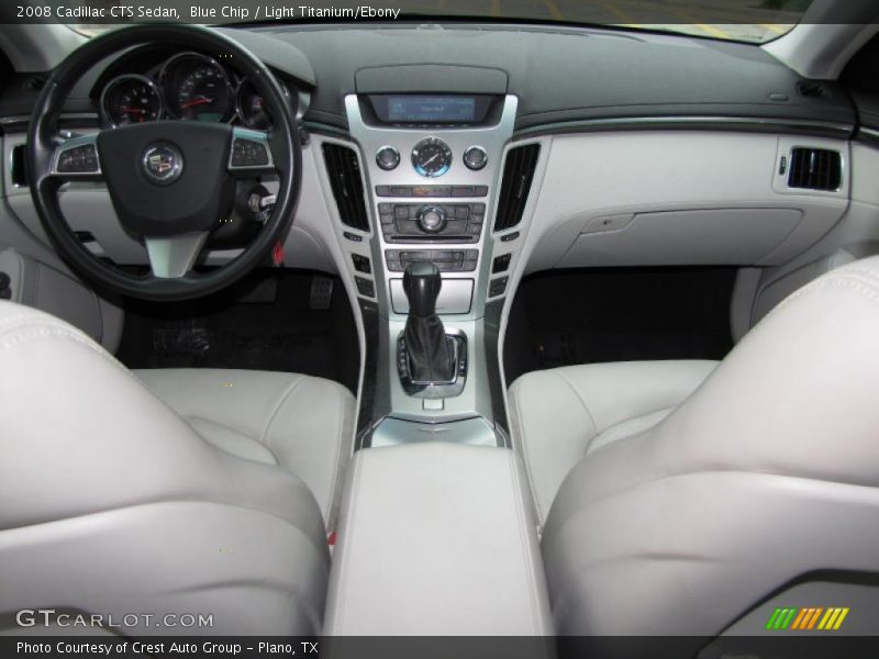 Blue Chip / Light Titanium/Ebony 2008 Cadillac CTS Sedan