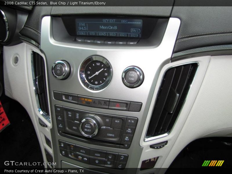 Blue Chip / Light Titanium/Ebony 2008 Cadillac CTS Sedan
