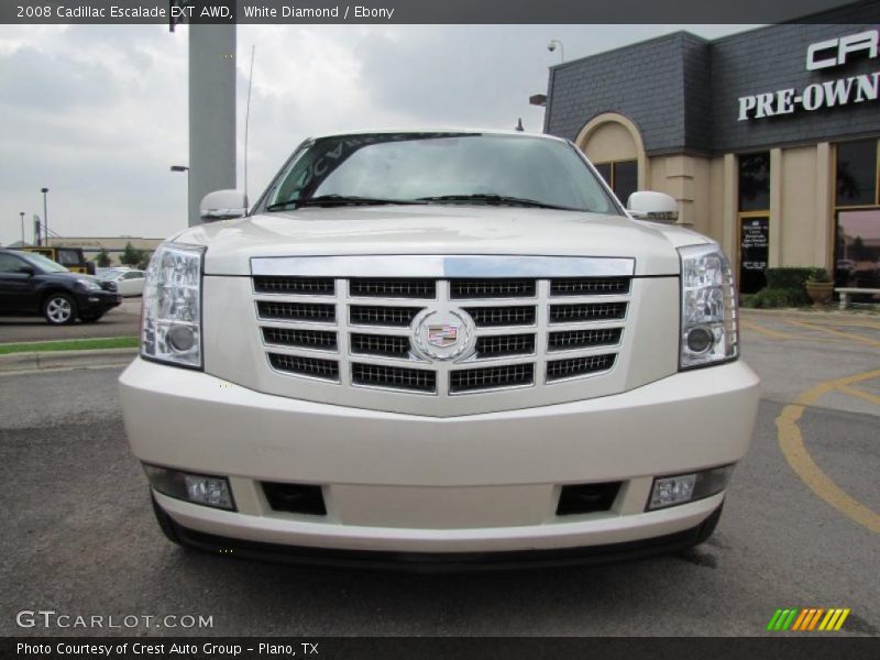 White Diamond / Ebony 2008 Cadillac Escalade EXT AWD