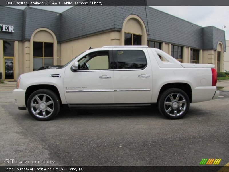 White Diamond / Ebony 2008 Cadillac Escalade EXT AWD