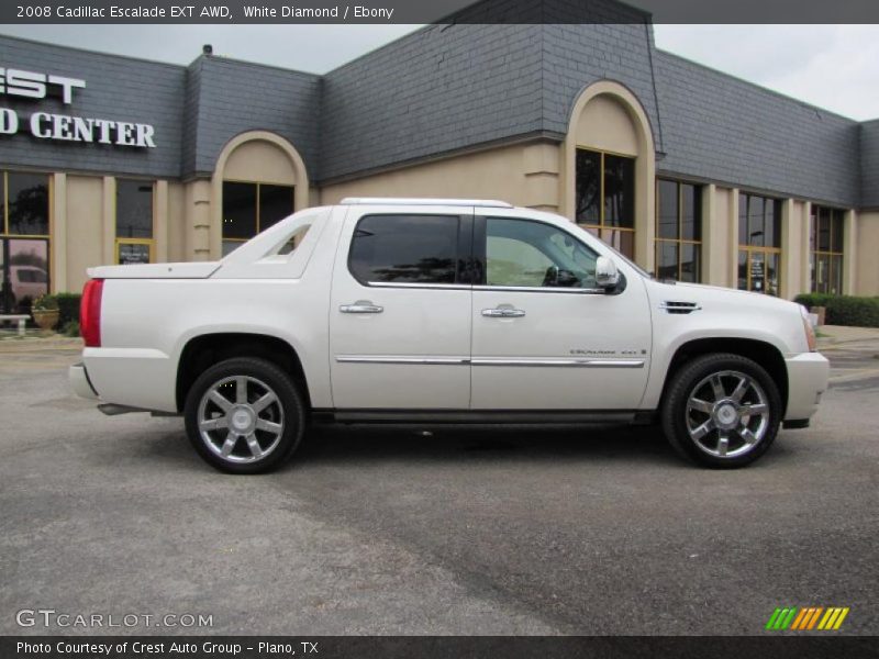 White Diamond / Ebony 2008 Cadillac Escalade EXT AWD