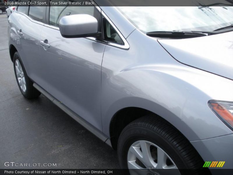 True Silver Metallic / Black 2008 Mazda CX-7 Sport