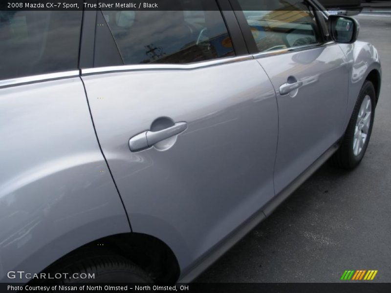 True Silver Metallic / Black 2008 Mazda CX-7 Sport