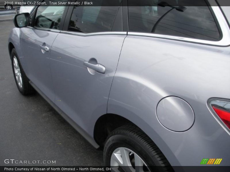 True Silver Metallic / Black 2008 Mazda CX-7 Sport