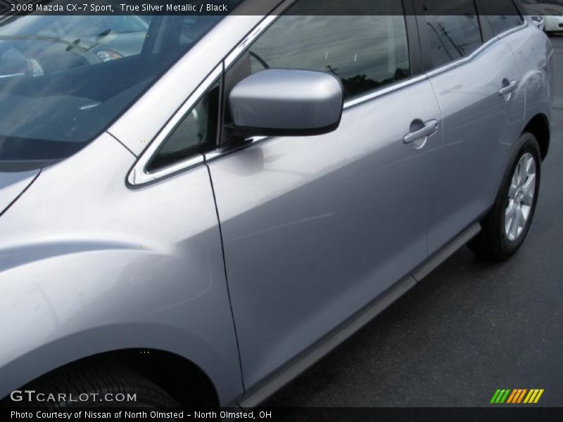 True Silver Metallic / Black 2008 Mazda CX-7 Sport