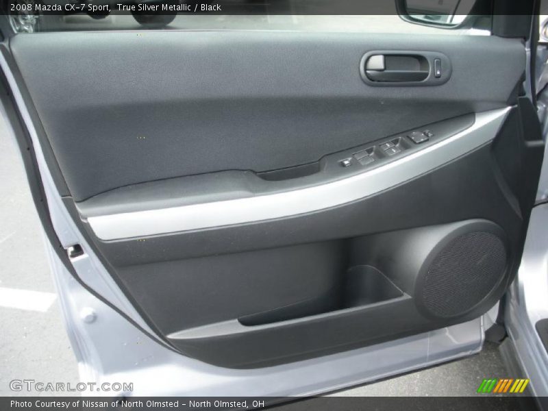 True Silver Metallic / Black 2008 Mazda CX-7 Sport