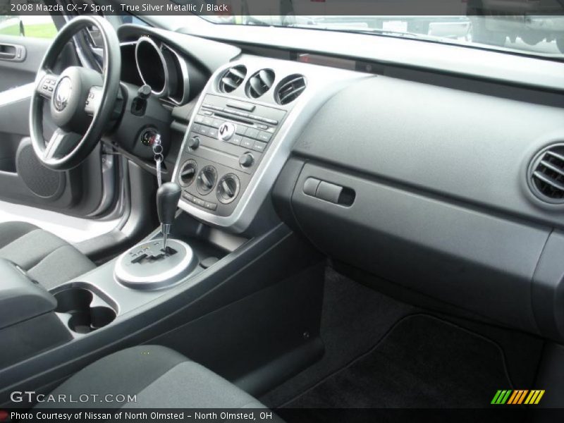 True Silver Metallic / Black 2008 Mazda CX-7 Sport