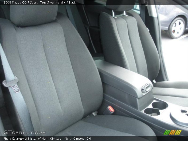 True Silver Metallic / Black 2008 Mazda CX-7 Sport