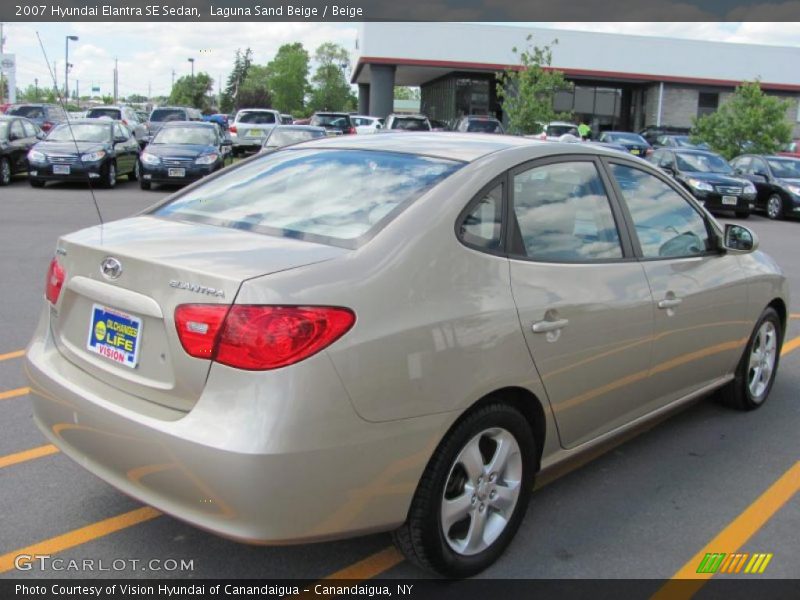 Laguna Sand Beige / Beige 2007 Hyundai Elantra SE Sedan