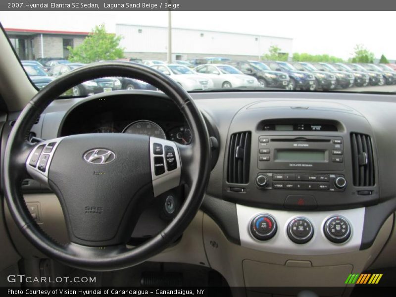 Laguna Sand Beige / Beige 2007 Hyundai Elantra SE Sedan