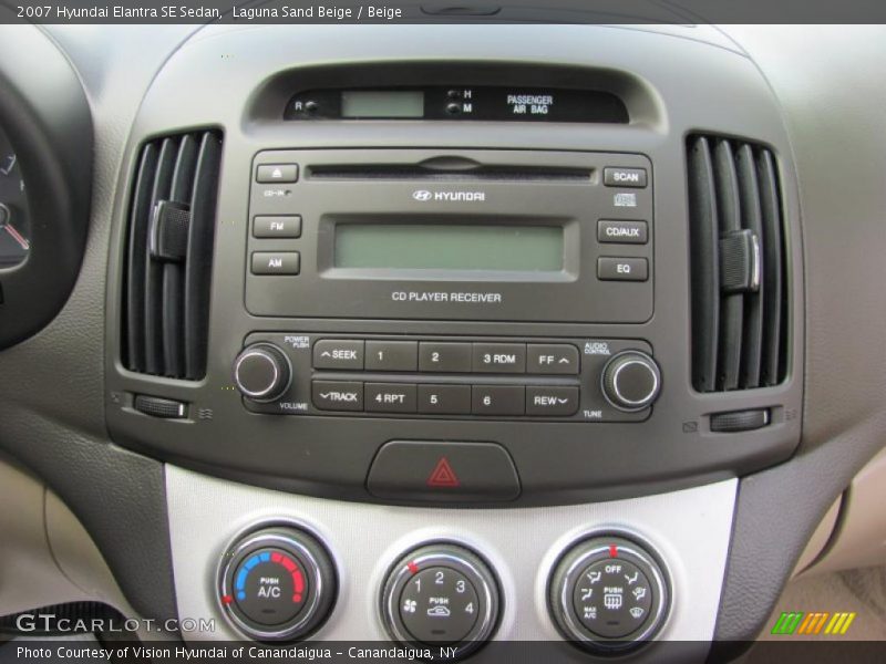 Laguna Sand Beige / Beige 2007 Hyundai Elantra SE Sedan