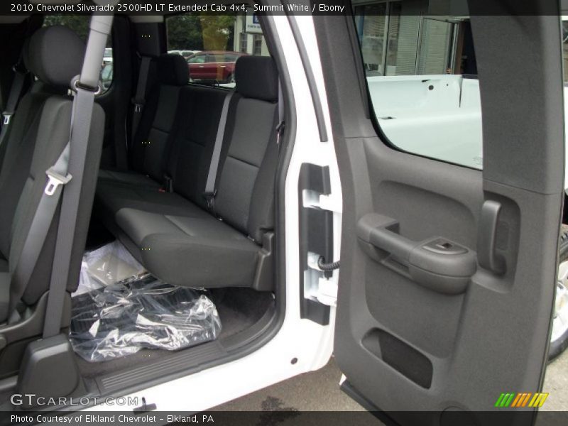 Summit White / Ebony 2010 Chevrolet Silverado 2500HD LT Extended Cab 4x4