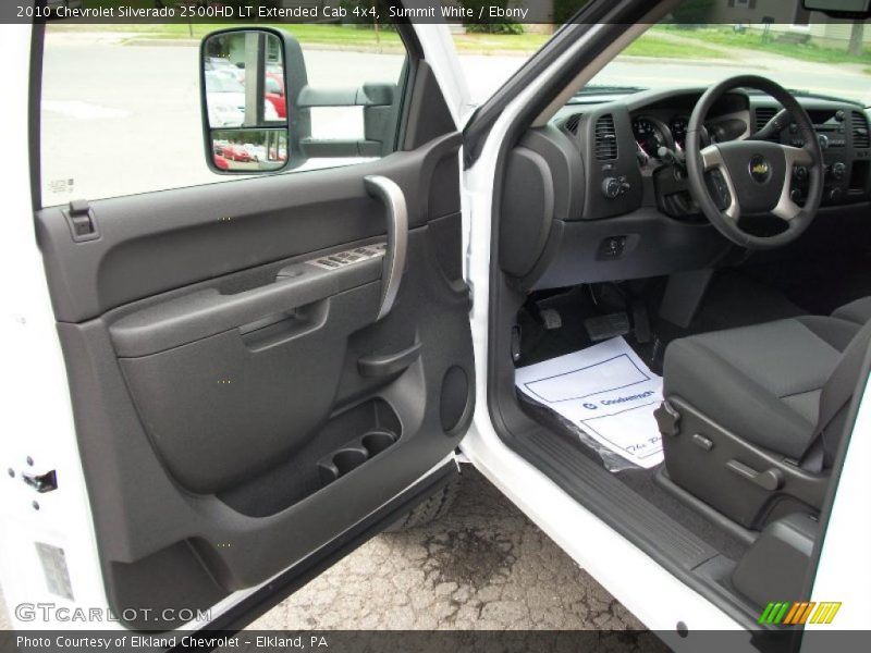 Summit White / Ebony 2010 Chevrolet Silverado 2500HD LT Extended Cab 4x4