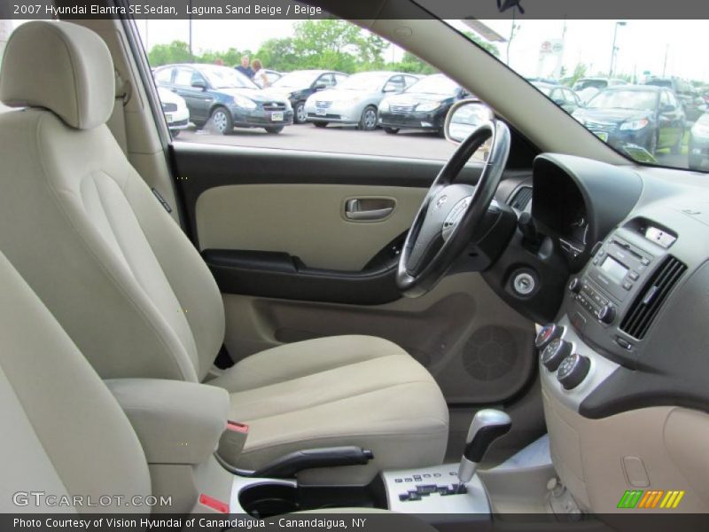 Laguna Sand Beige / Beige 2007 Hyundai Elantra SE Sedan