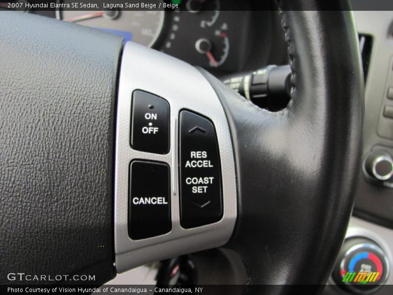Laguna Sand Beige / Beige 2007 Hyundai Elantra SE Sedan