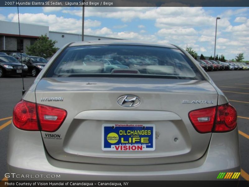 Laguna Sand Beige / Beige 2007 Hyundai Elantra SE Sedan