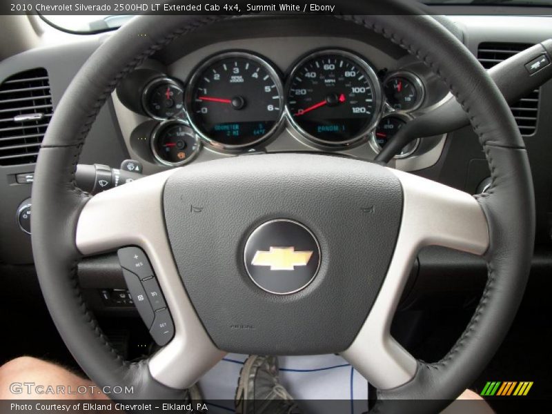 Summit White / Ebony 2010 Chevrolet Silverado 2500HD LT Extended Cab 4x4