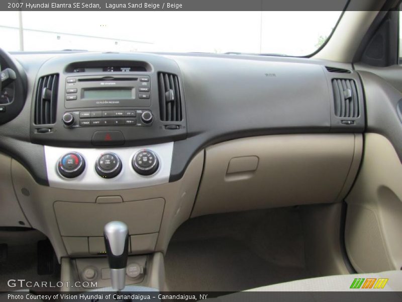 Laguna Sand Beige / Beige 2007 Hyundai Elantra SE Sedan