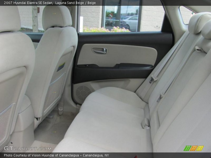 Laguna Sand Beige / Beige 2007 Hyundai Elantra SE Sedan