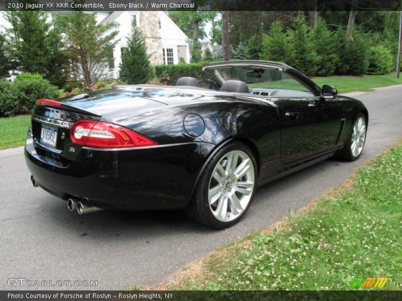 Ebony Black / Warm Charcoal 2010 Jaguar XK XKR Convertible