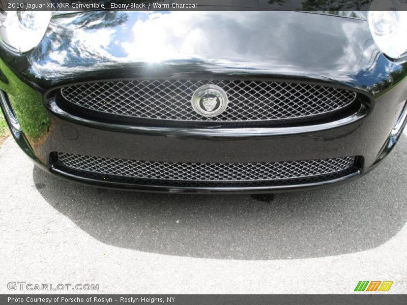 Ebony Black / Warm Charcoal 2010 Jaguar XK XKR Convertible