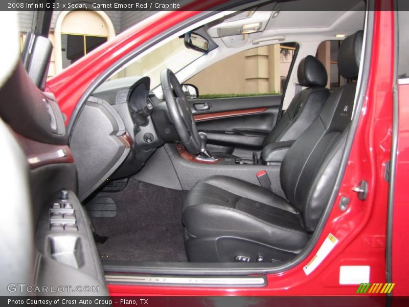 Garnet Ember Red / Graphite 2008 Infiniti G 35 x Sedan