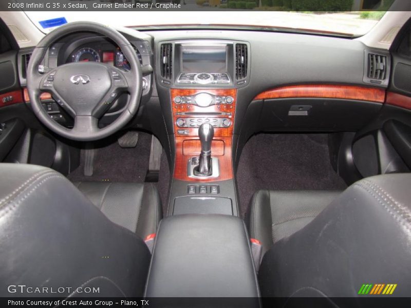 Garnet Ember Red / Graphite 2008 Infiniti G 35 x Sedan