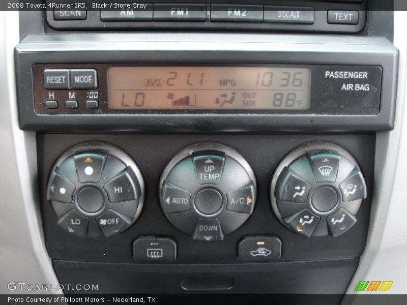 Black / Stone Gray 2008 Toyota 4Runner SR5