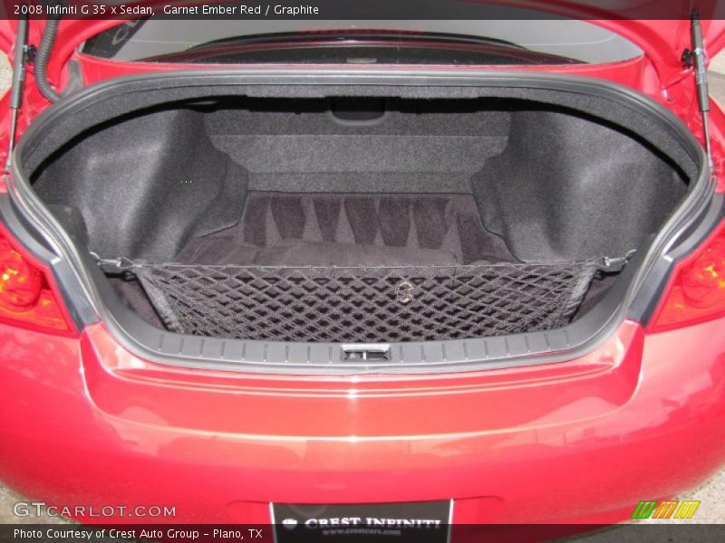 Garnet Ember Red / Graphite 2008 Infiniti G 35 x Sedan