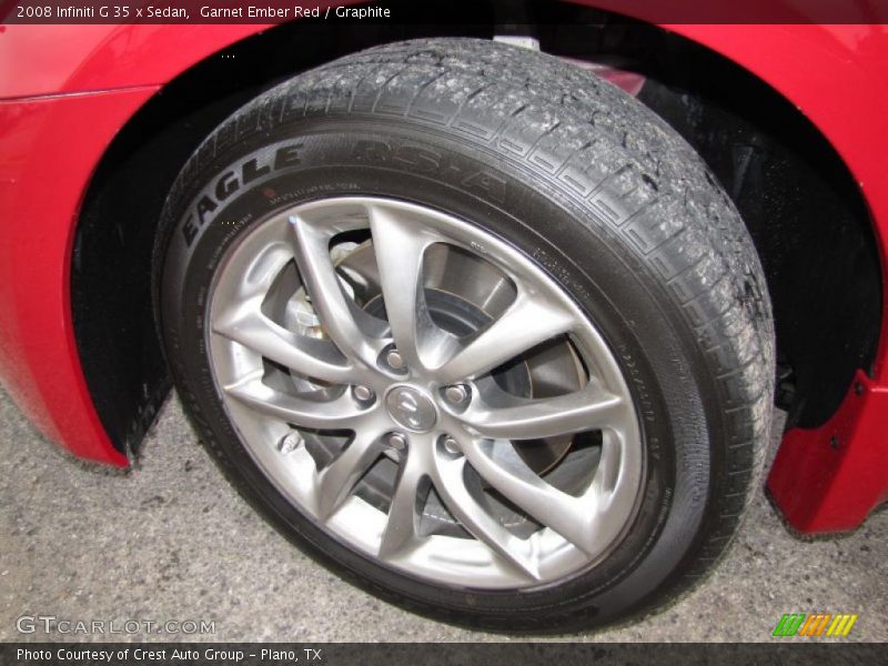 Garnet Ember Red / Graphite 2008 Infiniti G 35 x Sedan