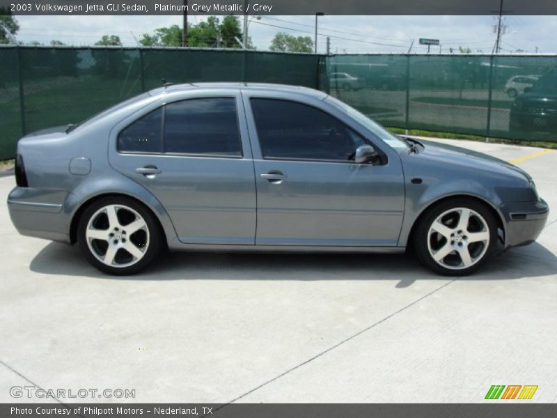 Platinum Grey Metallic / Grey 2003 Volkswagen Jetta GLI Sedan
