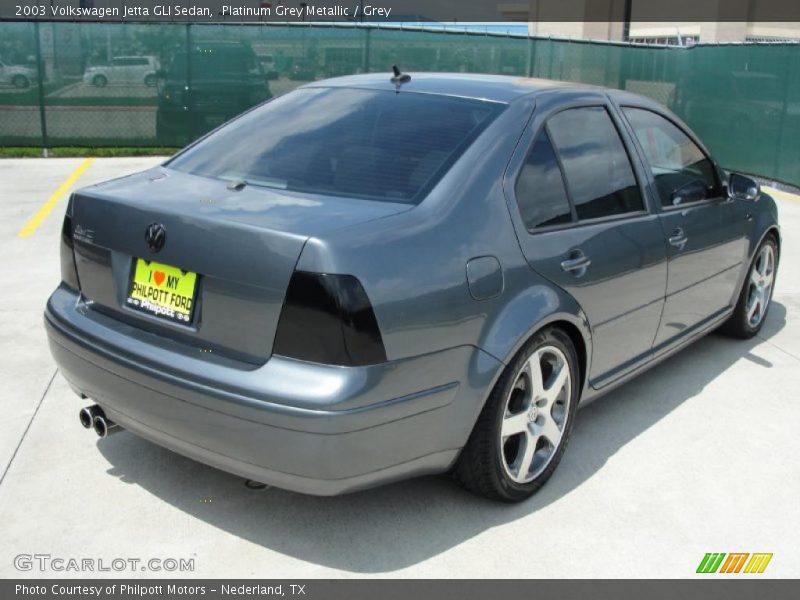 Platinum Grey Metallic / Grey 2003 Volkswagen Jetta GLI Sedan