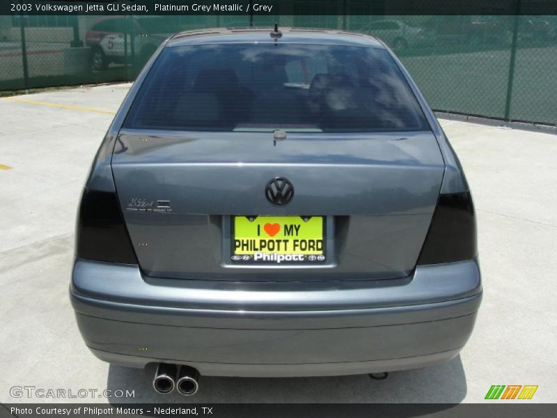 Platinum Grey Metallic / Grey 2003 Volkswagen Jetta GLI Sedan