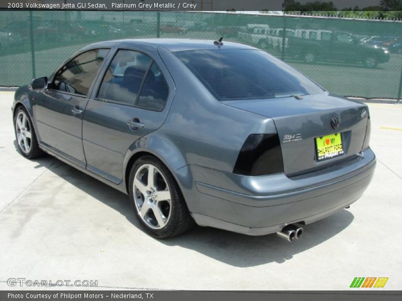 Platinum Grey Metallic / Grey 2003 Volkswagen Jetta GLI Sedan
