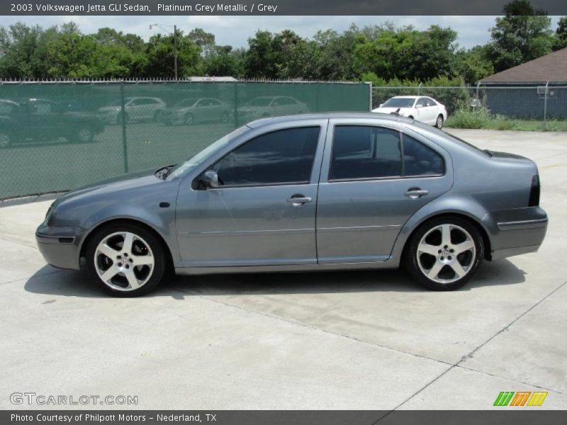 Platinum Grey Metallic / Grey 2003 Volkswagen Jetta GLI Sedan