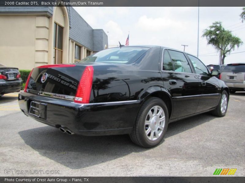 Black Ice / Titanium/Dark Titanium 2008 Cadillac DTS