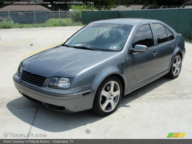 Platinum Grey Metallic / Grey 2003 Volkswagen Jetta GLI Sedan