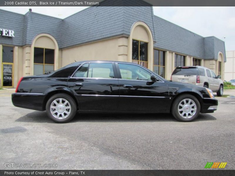 Black Ice / Titanium/Dark Titanium 2008 Cadillac DTS