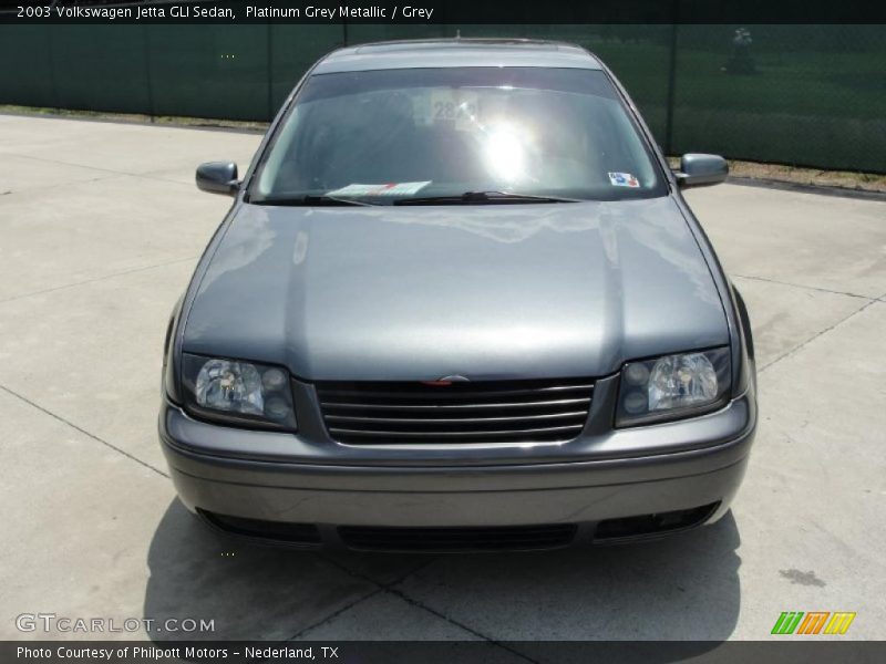 Platinum Grey Metallic / Grey 2003 Volkswagen Jetta GLI Sedan