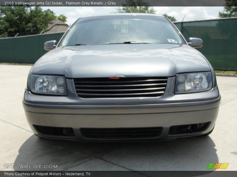 Platinum Grey Metallic / Grey 2003 Volkswagen Jetta GLI Sedan