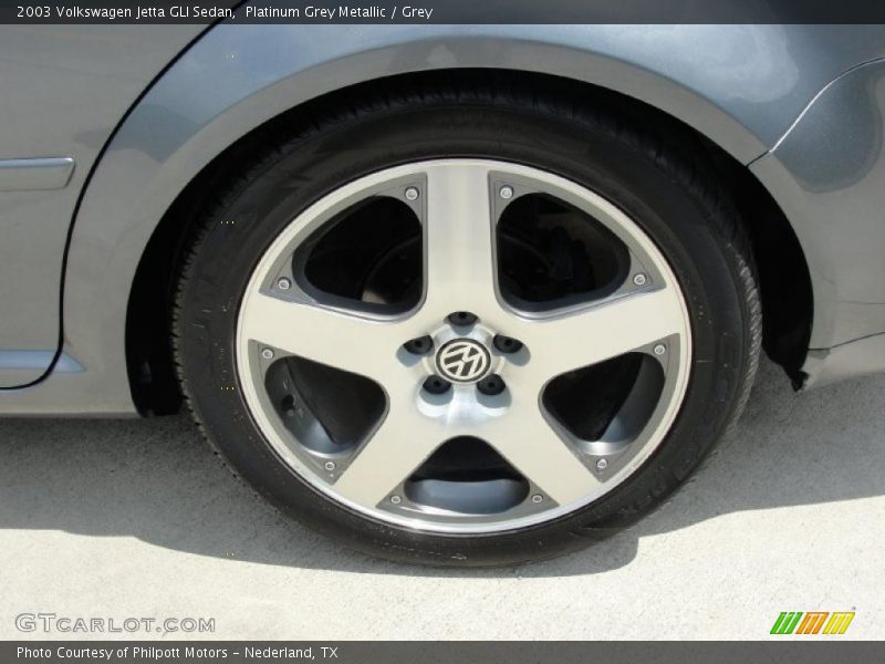 Platinum Grey Metallic / Grey 2003 Volkswagen Jetta GLI Sedan