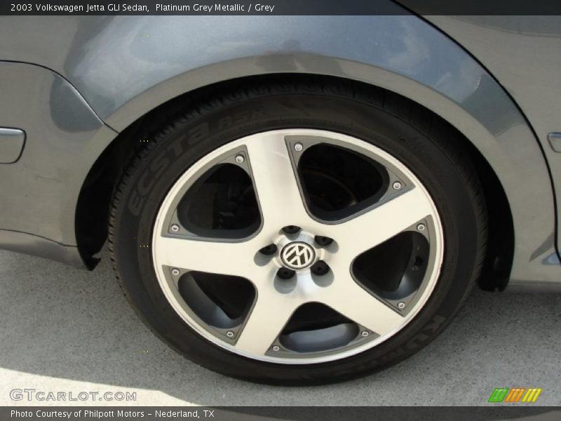 Platinum Grey Metallic / Grey 2003 Volkswagen Jetta GLI Sedan