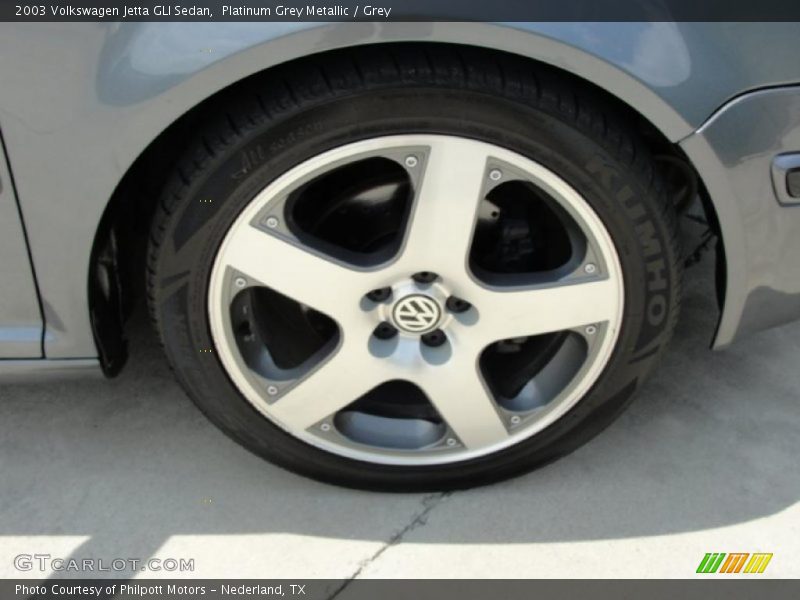 Platinum Grey Metallic / Grey 2003 Volkswagen Jetta GLI Sedan