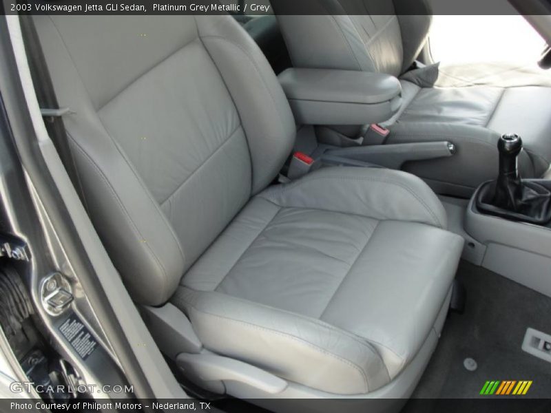 Platinum Grey Metallic / Grey 2003 Volkswagen Jetta GLI Sedan