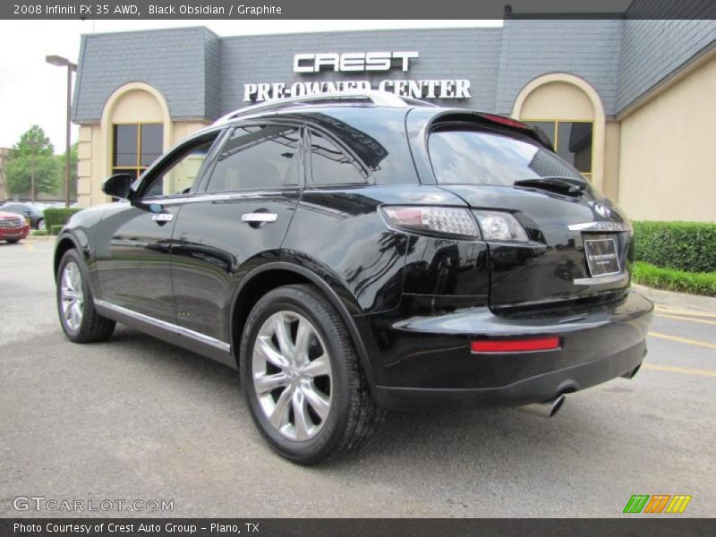 Black Obsidian / Graphite 2008 Infiniti FX 35 AWD
