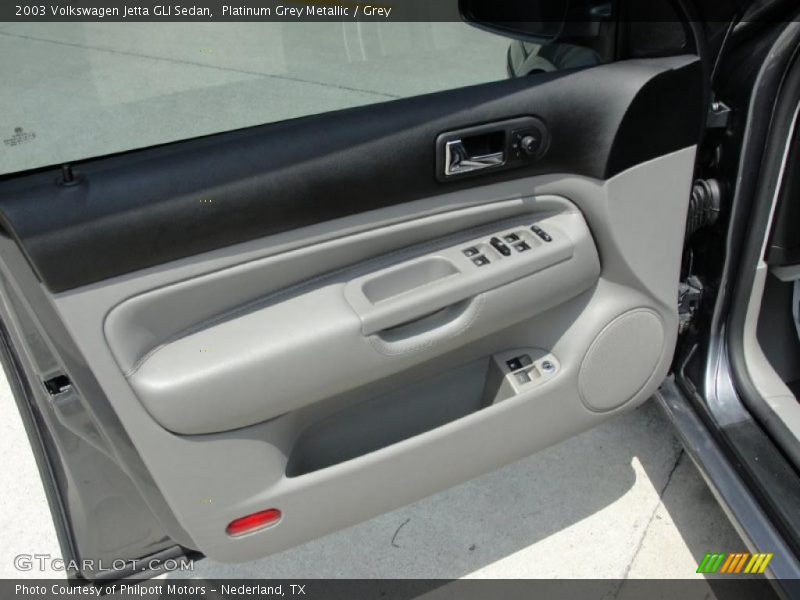 Platinum Grey Metallic / Grey 2003 Volkswagen Jetta GLI Sedan