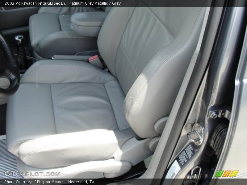 Platinum Grey Metallic / Grey 2003 Volkswagen Jetta GLI Sedan