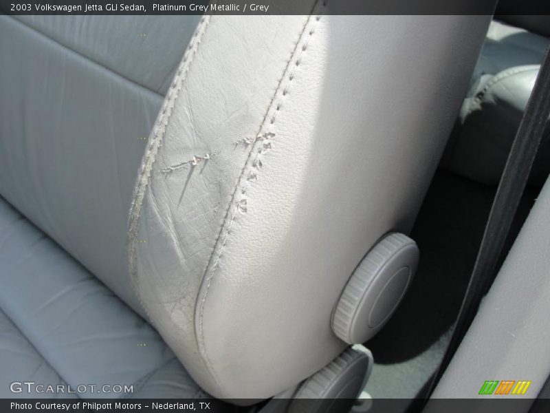 Platinum Grey Metallic / Grey 2003 Volkswagen Jetta GLI Sedan